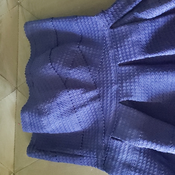 Strapless Navy Tulip Bandage Dress - Picture 1 of 6